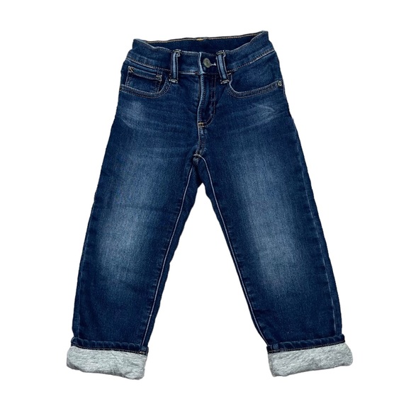 Like New GAP Jersey Lined Jeans 4 Medium Wash - Picture 1 of 10